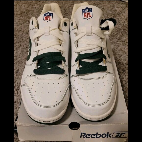 NIB ? NFL Reebok New York Jets Field Pass Shoes Full Kit, Deadstock, Collectors main image 5